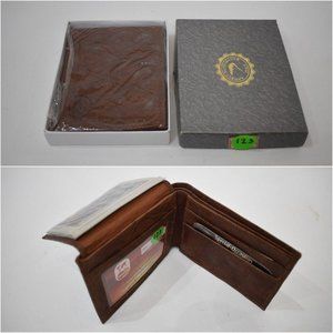 Italian Leather Crocodile Pressed Men Wallet 123